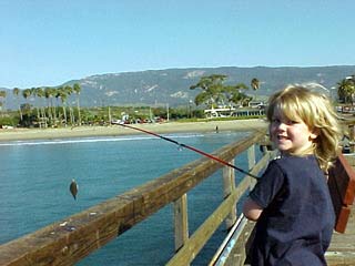 My grandaughter's first fish!!